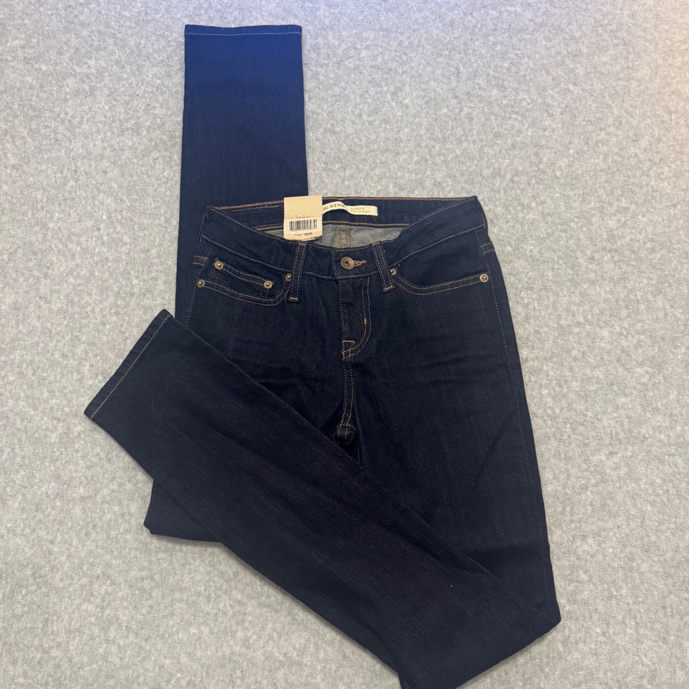 NWT Big Star 1974 Brigette Slim Straight Jeans Dark Armstrong Wash 24R